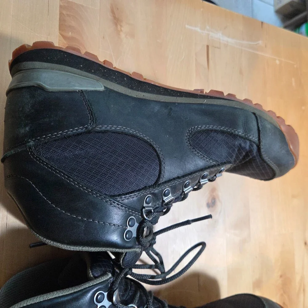 Danner Jag Midnight Black Boots Men's 9D Leather Hiking Waterproof DWR Used